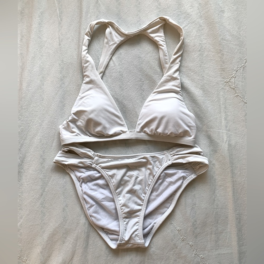 White O’Neill Bikini Set — S